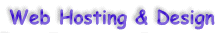Web Hosting & Design